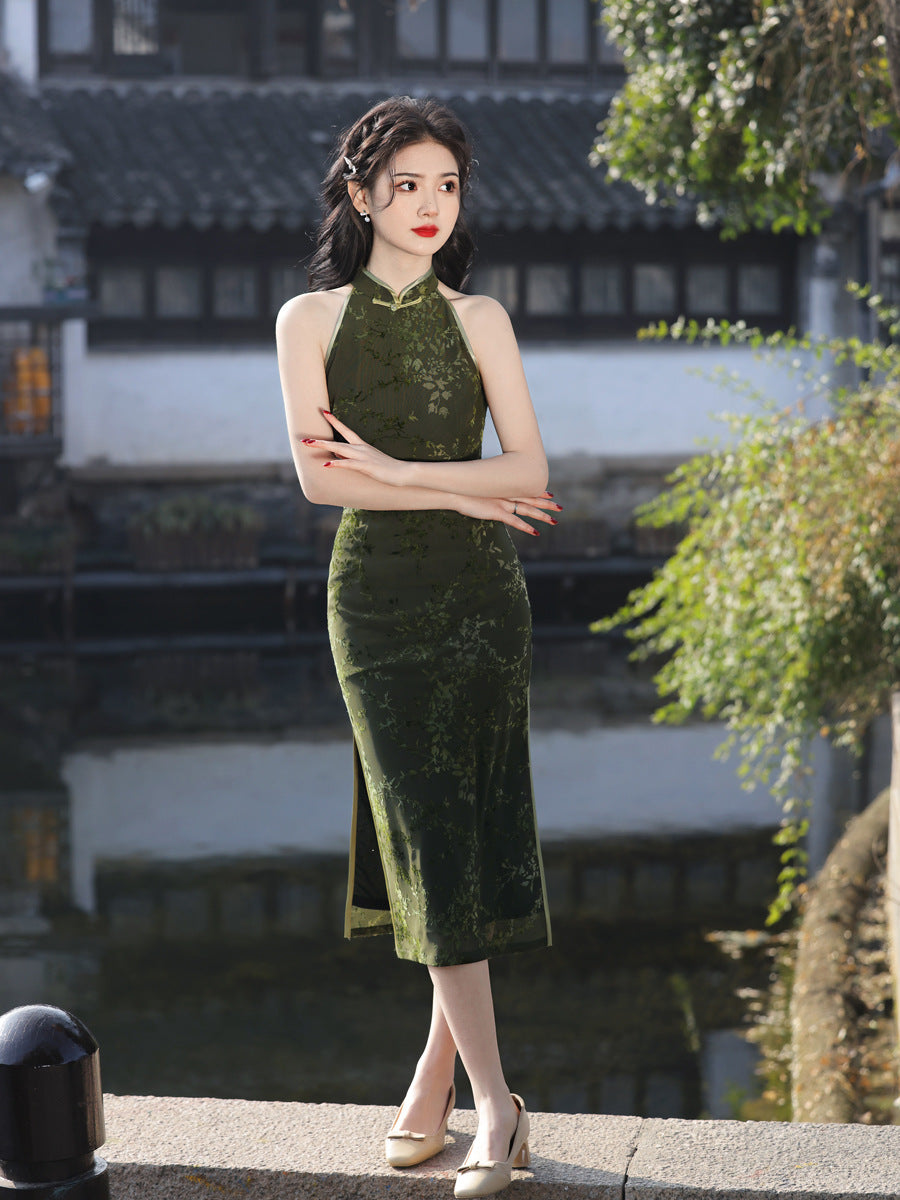 Improved Chinese Style Qipao – Fresh Daily Wear Dress