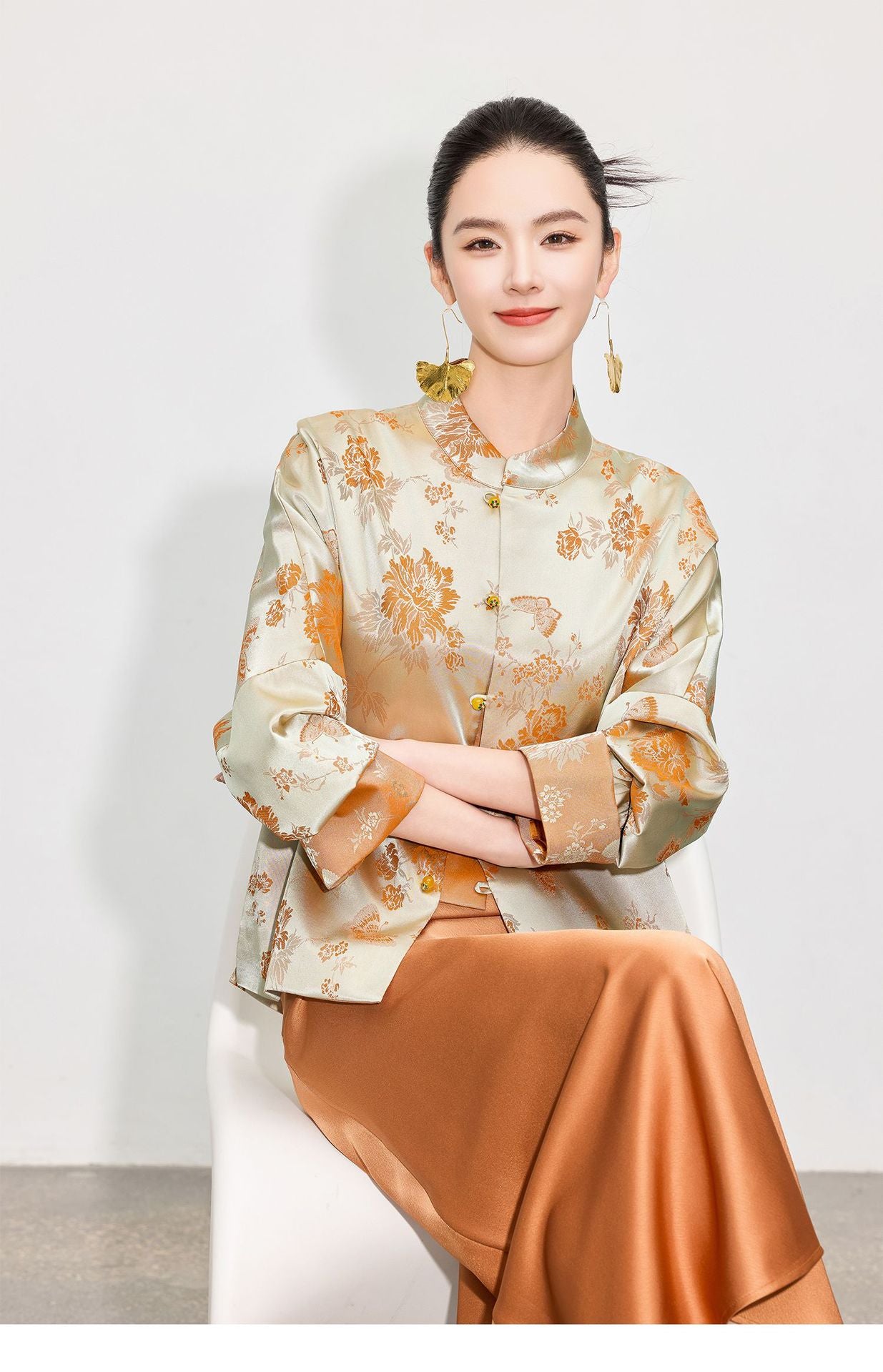 High-End Elegant Retro Zen Style Jacket for Women