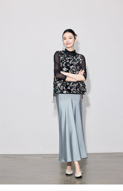 Chic High-End Silky Mermaid Half Skirt