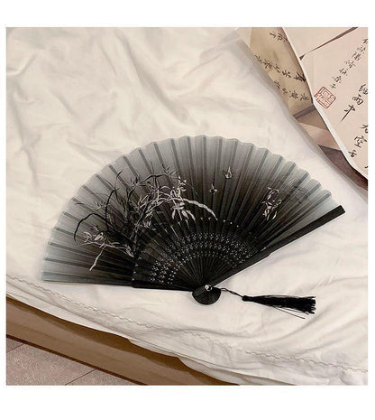 Ancient Style Summer Folding Fan — Small Chinese Dance Handheld Fan