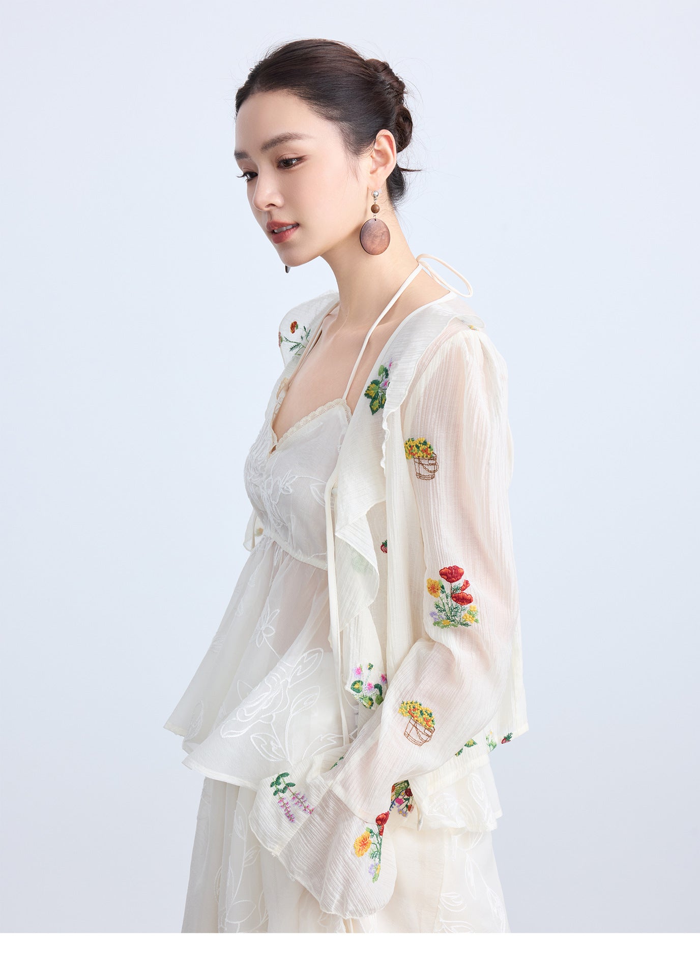 High-End Summer Chinese Style Blouse for Women