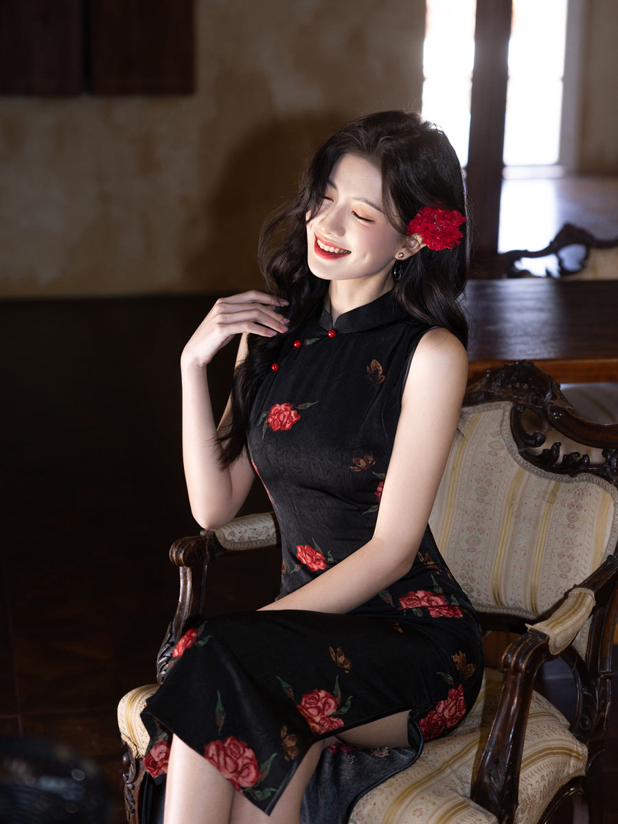 Youth Style Cheongsam – Retro Old Shanghai Women's Dress