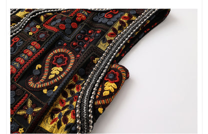 High-End Summer Dress for Women |New Chinese Style Embroidered Long Dress