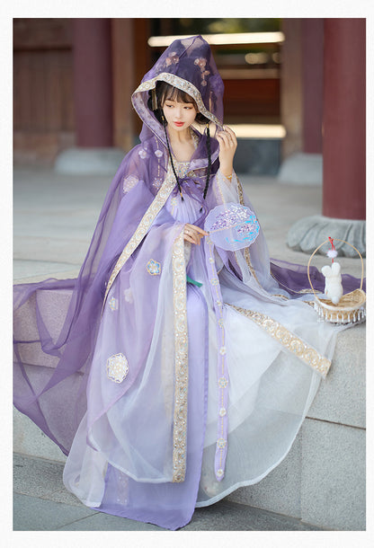 Fairy Hanfu Costume — Elegant Cloak & Flowing Ancient Outfit