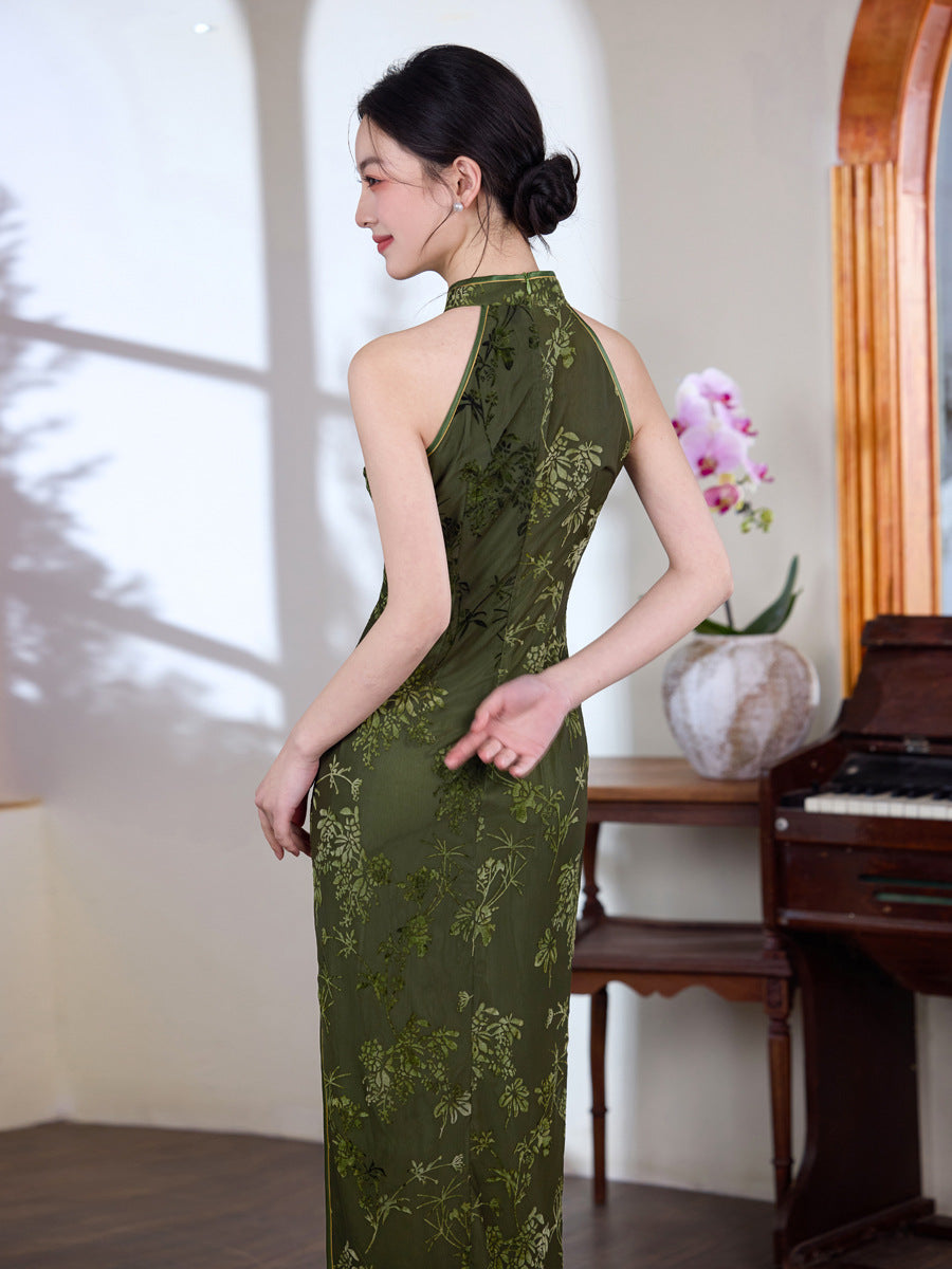 Improved Youth Cheongsam – Double Layer Elegant Chinese Dress