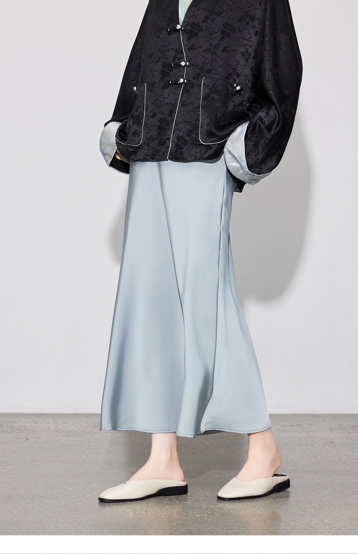 Chic High-End Silky Mermaid Half Skirt