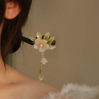 Retro Elegant Hairpin | Women Ancient Style Hanfu Magnolia Hair Accessory