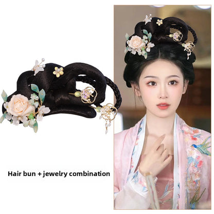 Ancient Costume Bun Soft Bottom Beginner's Lazy Bag