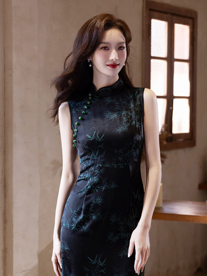 Elegant New Chinese Style Qipao – Daily Exam Prep Dress