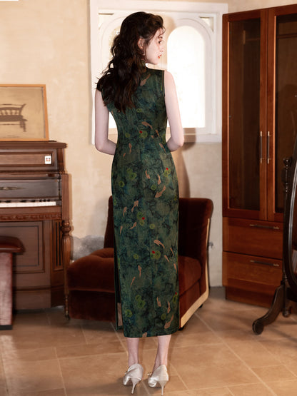 High-End New Chinese Style Qipao – Spring Summer Daily Dress