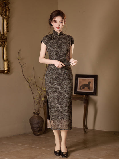 National Style Cheongsam – Breathable Elegant Dress for Women