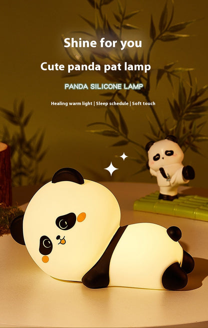 Panda Silicone Night Lamp USB Rechargeable Adjustable Bedside Lamp
