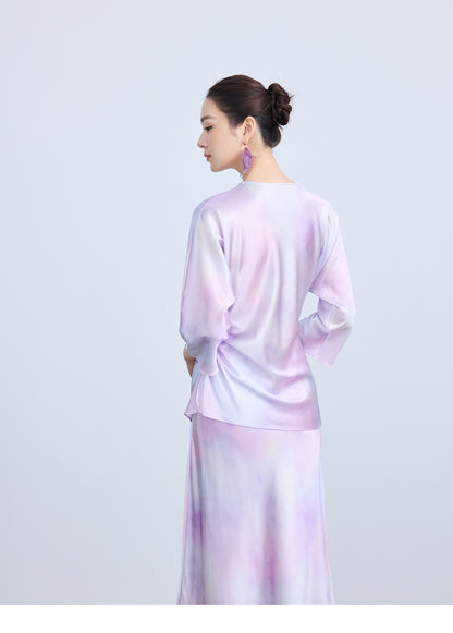 Elegant Waist-Cinching Chinese Style Summer Top