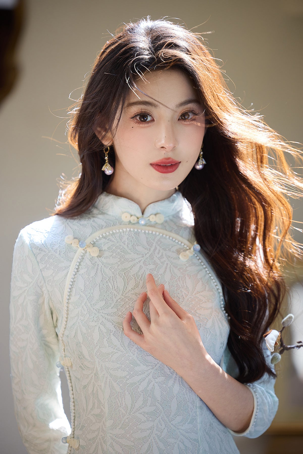 Elegant New Chinese Style Cheongsam – Daily Wear 2025