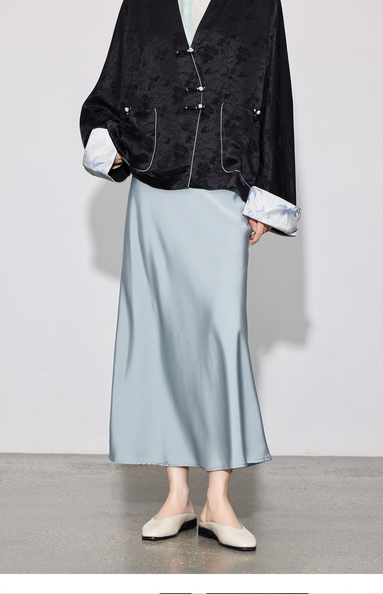 Chic High-End Silky Mermaid Half Skirt