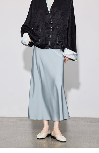 Chic High-End Silky Mermaid Half Skirt