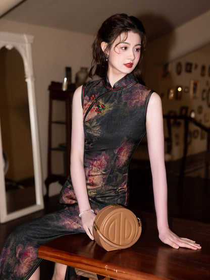 Exquisite Waist-Cinching Qipao – Elegant Everyday Wear Dress