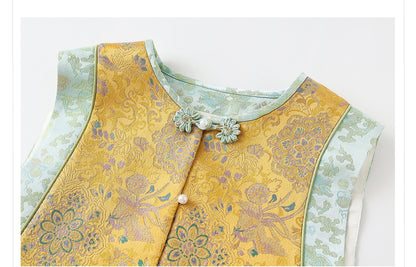 High-End Floral Embroidered Vest – Stylish Women's Top