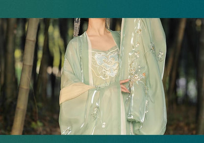 Super Fairy Hanfu Outfit — Improved Zen Hezi Dress for Women