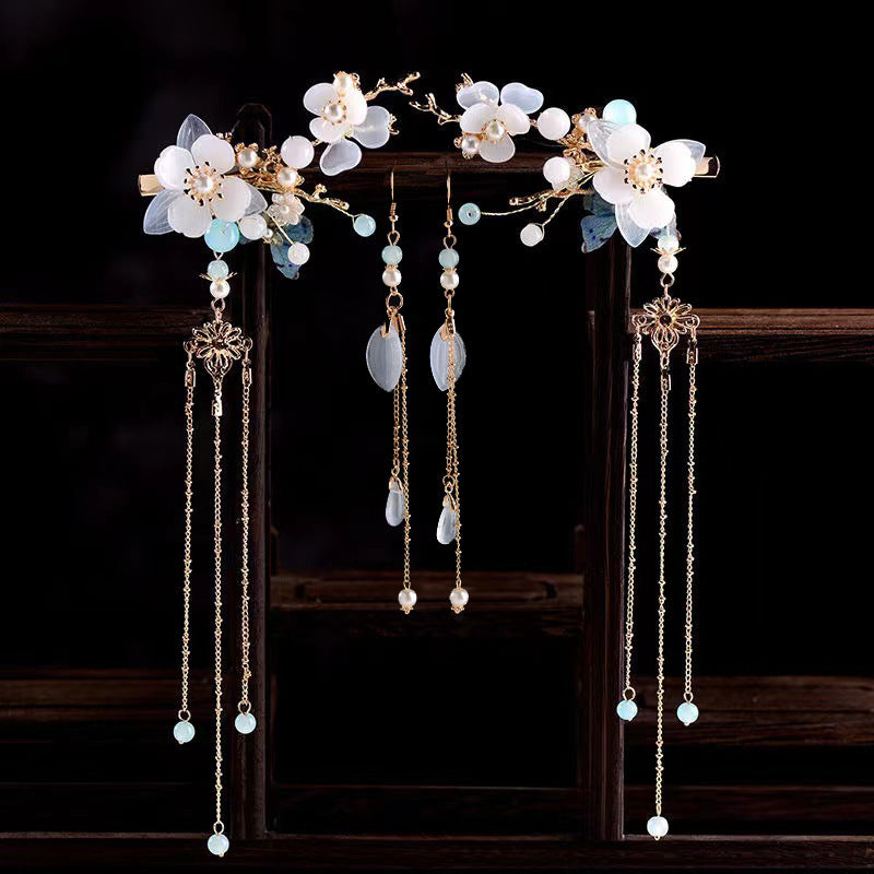 Hanfu Hair Accessories Fairy Girl Tassel Hairpin Full Set Buyao Hairpin