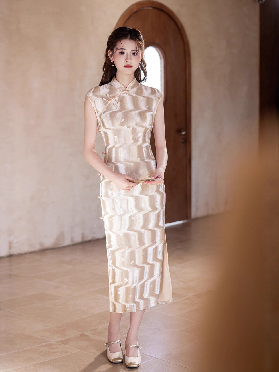 Artistic Niche Qipao – Slimming Elegant Daily Wear Dress