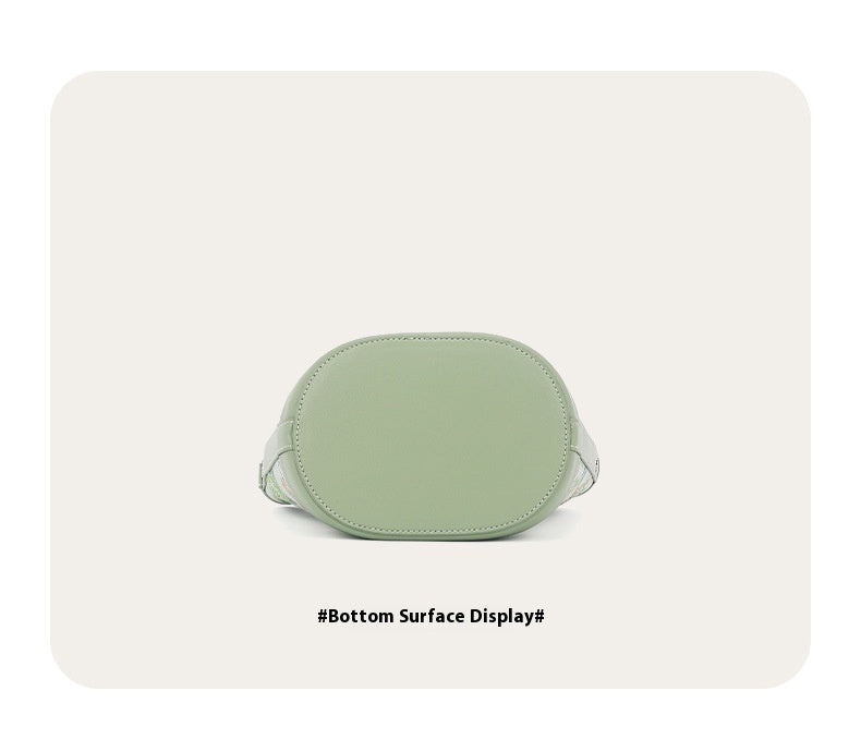 Song Brocade Silk Bucket Bag New Chinese Style Shoulder Crossbody Bag for Women