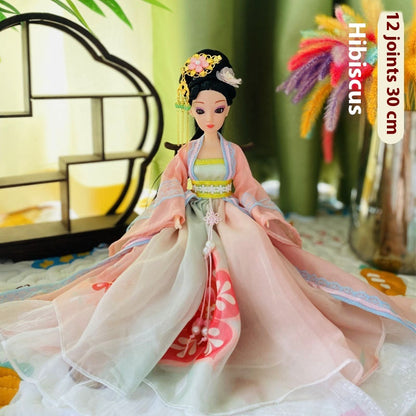 3L3W Ancient Costume Doll 30cm — Realistic Chinese Style BJD Gift