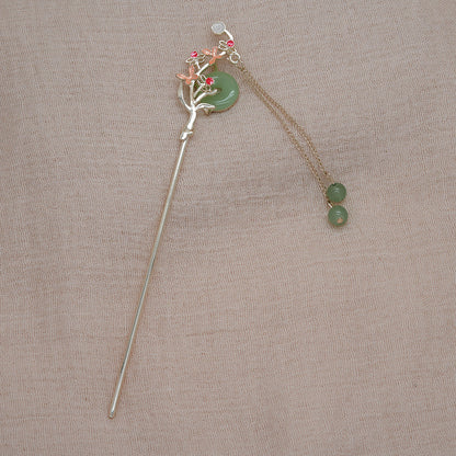 Butterfly Tassel Hairpin | New Chinese Style Elegant Hanfu Step Hair Accessory