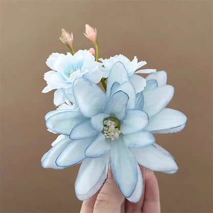 Floral Hair Clip New Chinese Style Beach Holiday Updo Hair Accessory