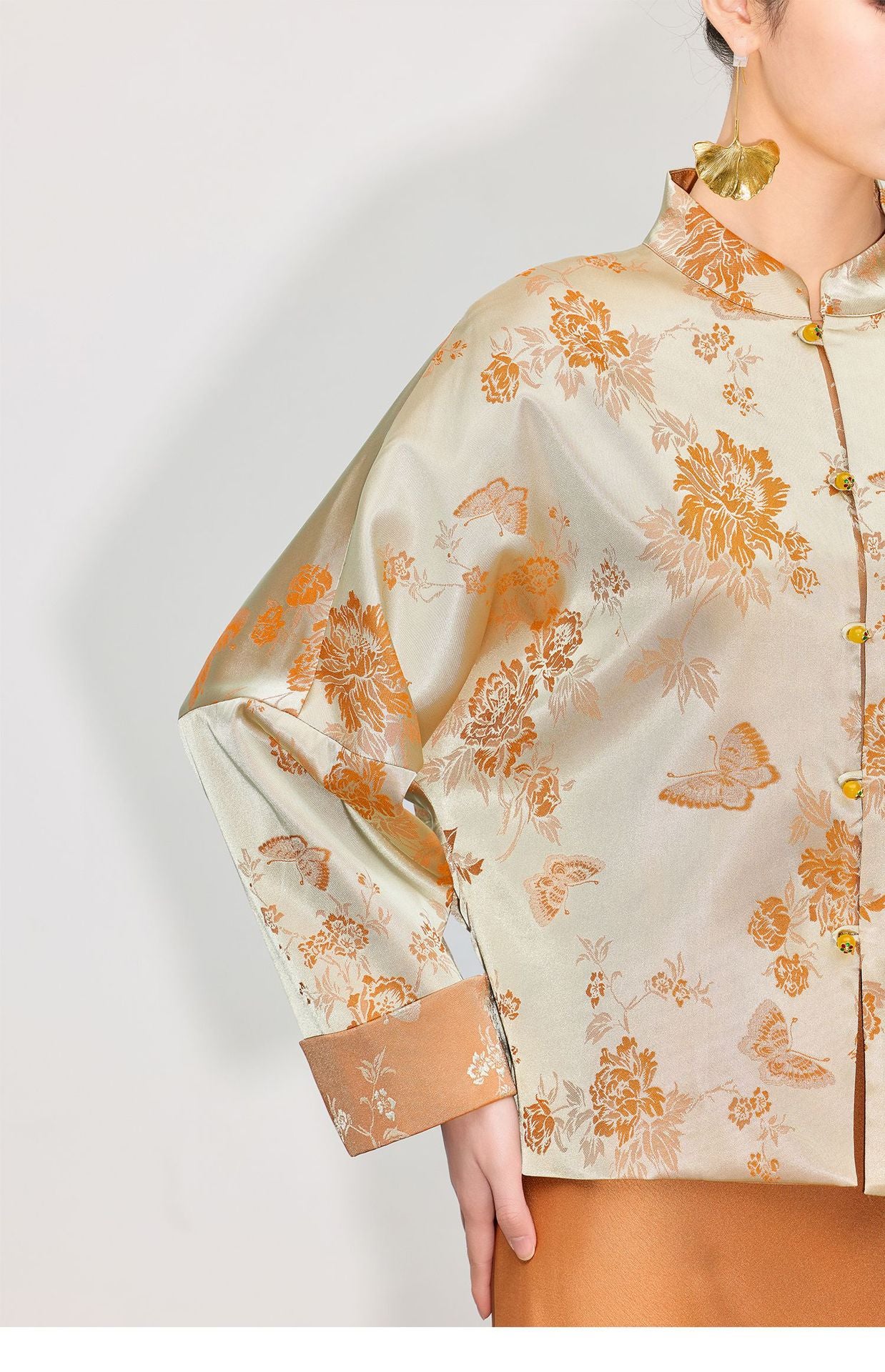 High-End Elegant Retro Zen Style Jacket for Women