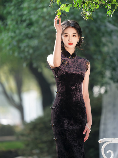 Improved Slim Fit Qipao – Elegant Daily Wear Dress