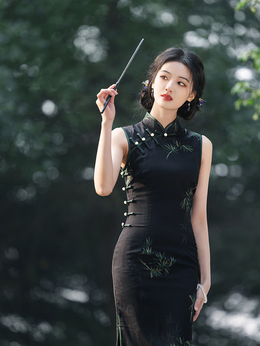 Improved Chinese Style Qipao – Elegant Youth Summer Dress