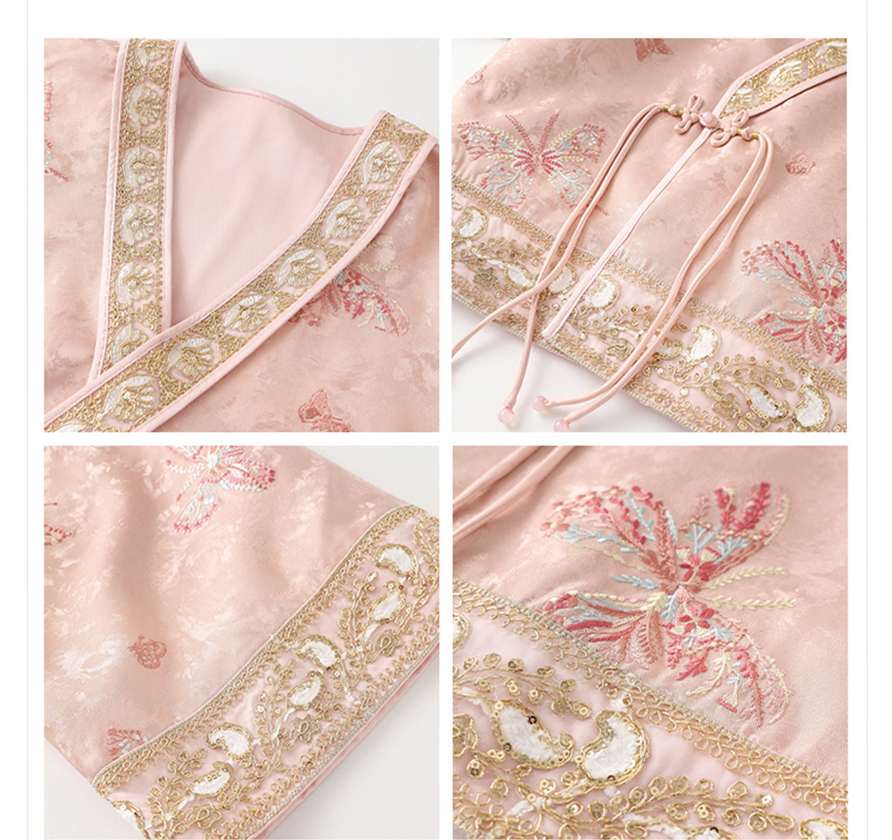 2025 Early Autumn Elegant New Chinese Style Embroidered Jacquard Coat | National Style