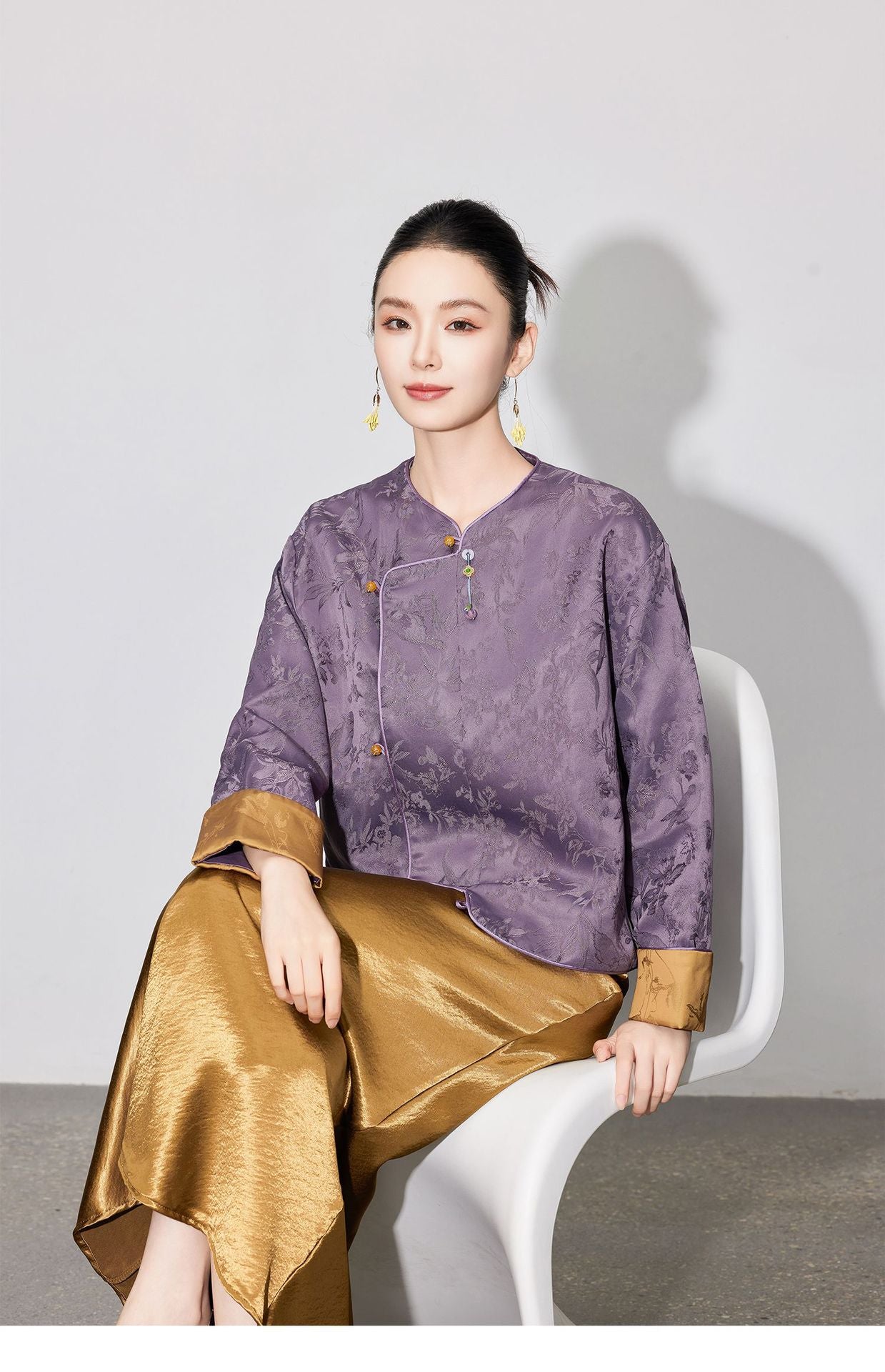 Elegant Satin Midi Mermaid Skirt, Slimming Design