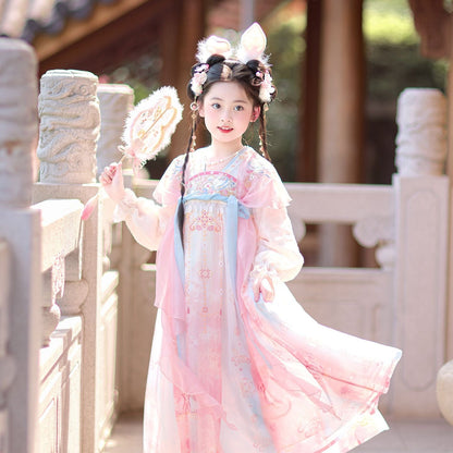 Children’s New Chinese Style Hanfu | Elegant Ancient Style Tang Suit