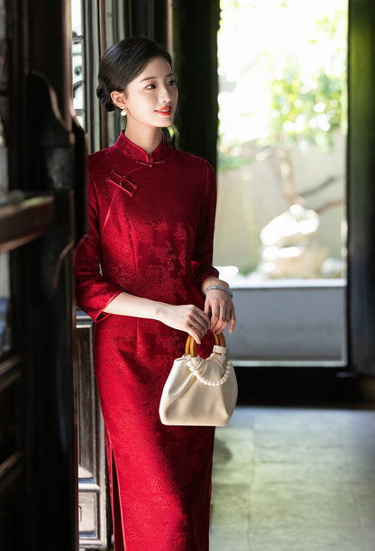 Retro Republic of China Style Qipao – Toasting & Family Occasion Dress