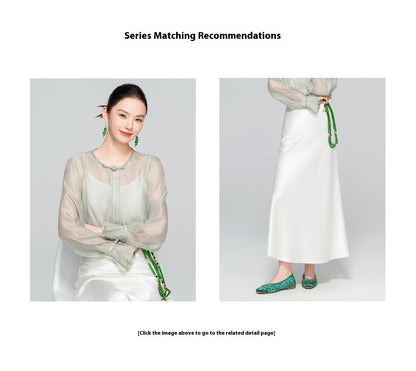 Lightweight Autumn Casual Round Neck Shirt for Women