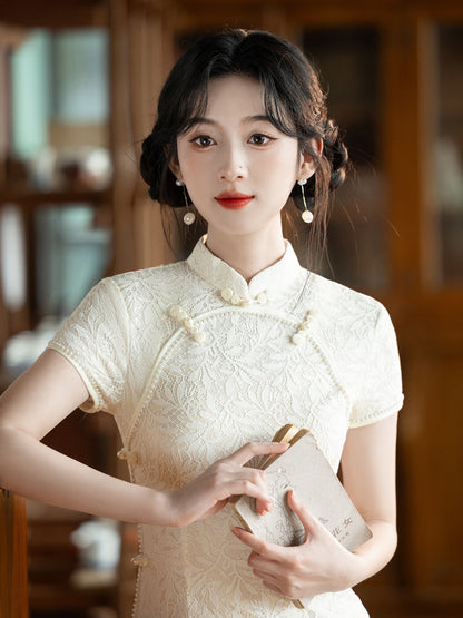 Retro Elegant Qipao – Youthful Daily Chinese Style Dress