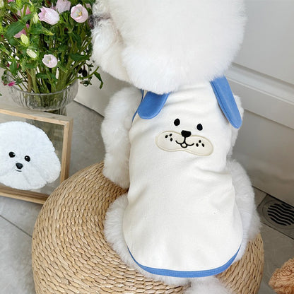 Spring Summer Pet Chinese Style Embroidered Vest for Dogs and Cats