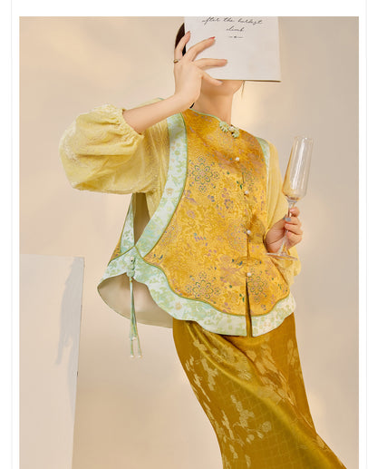 High-End Floral Embroidered Vest – Stylish Women's Top