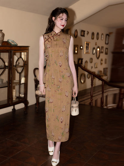 New Chinese Style Qipao – Elegant Daily Wear Dress for Girls
