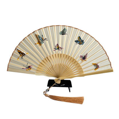 Handmade Suzhou Embroidery Folding Fan — Chinese Style Craft Gift