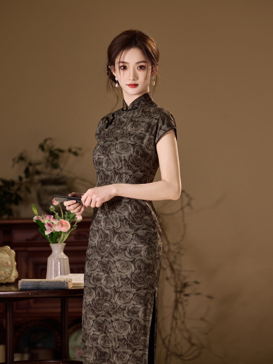 National Style Cheongsam – Breathable Elegant Dress for Women