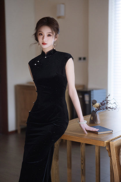 High-End New Chinese Style Qipao – Elegant Daily Wear Dress