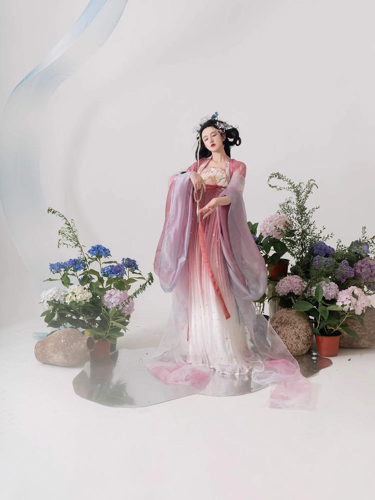 Immortal Cultivation Hanfu — Spring Summer Elegant Tang Style Set