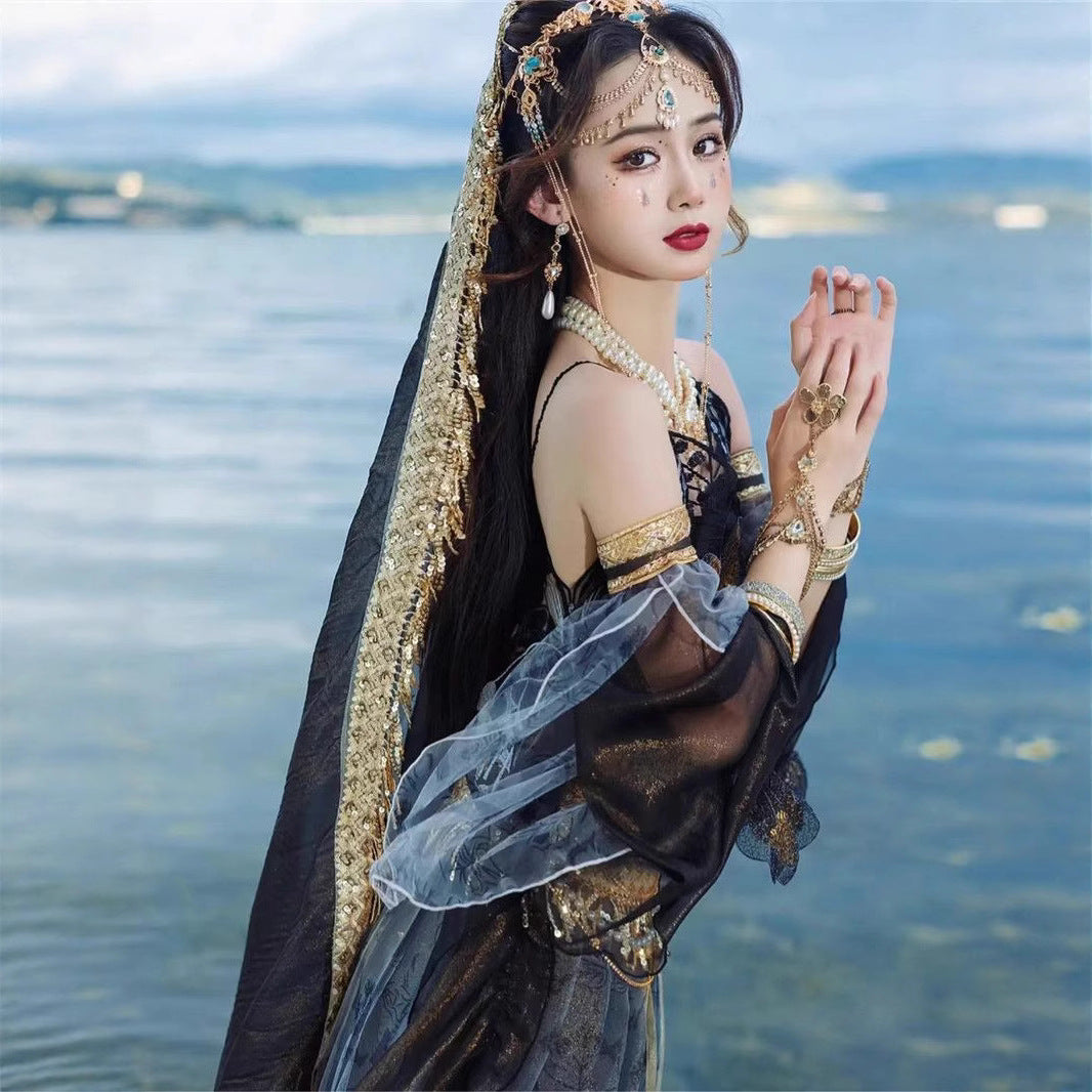 Dunhuang Feitian Hanfu — Ethereal Fairy Costume for Travel Photography