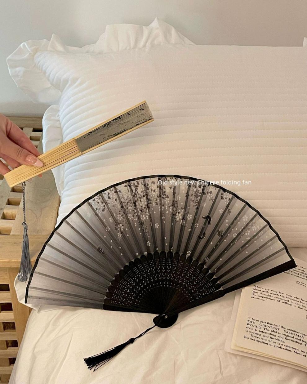 New Chinese Style Small Folding Fan — Hanfu Cheongsam Spring Summer