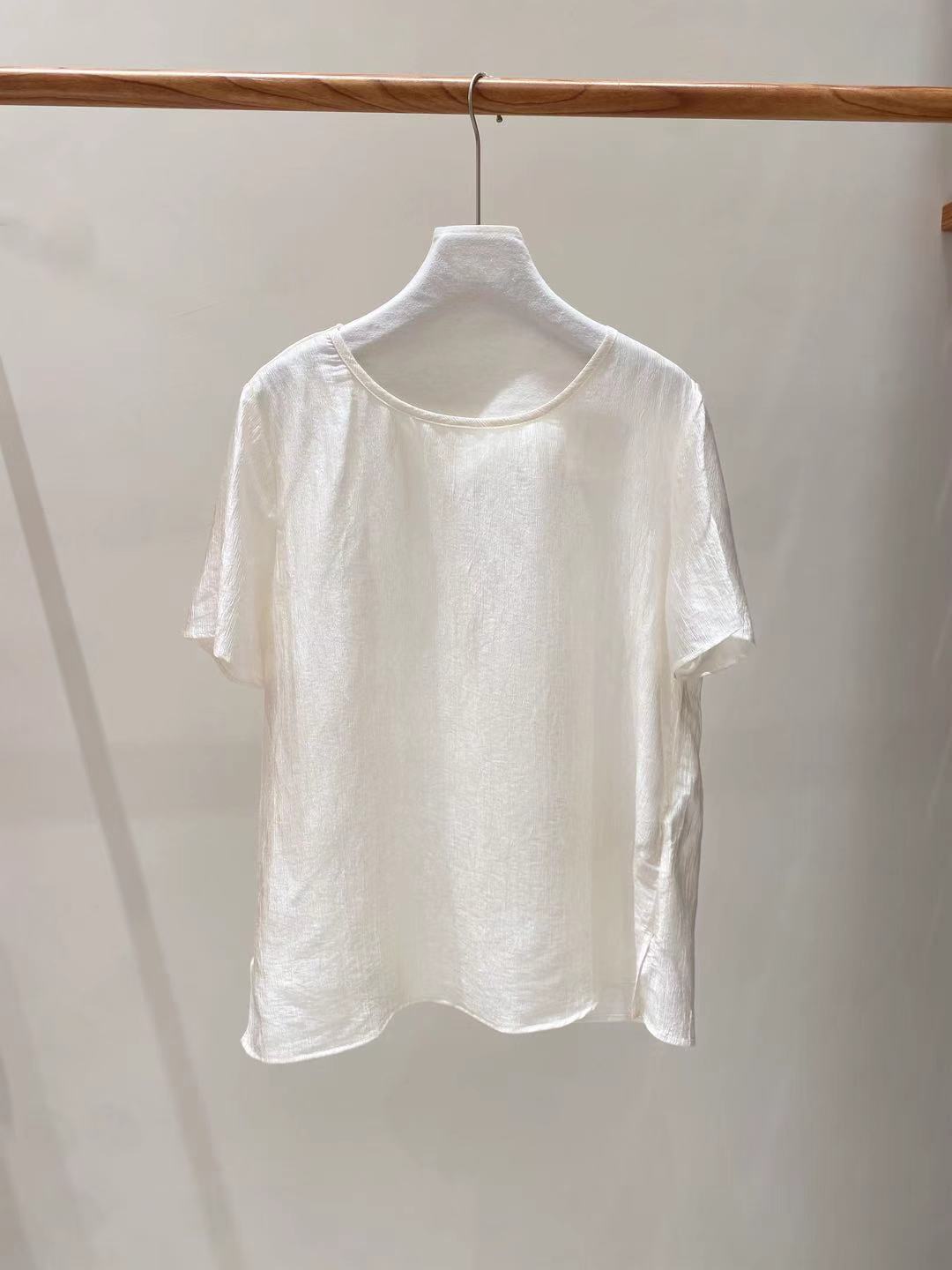 High-End National Style Summer Blouse for Women