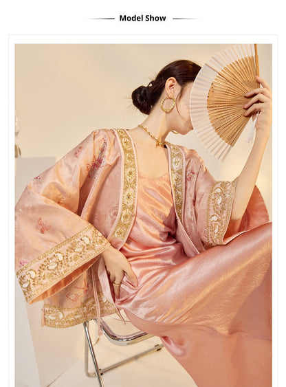 2025 Early Autumn Elegant New Chinese Style Embroidered Jacquard Coat | National Style