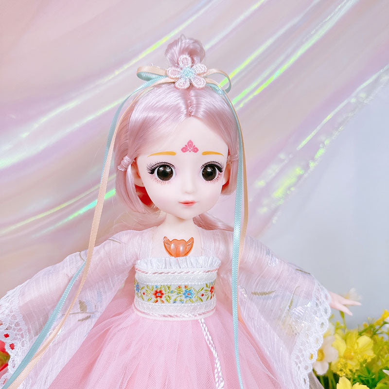 30cm Ancient Style Doll — Hanfu Toy for Girls, Gift for Kids